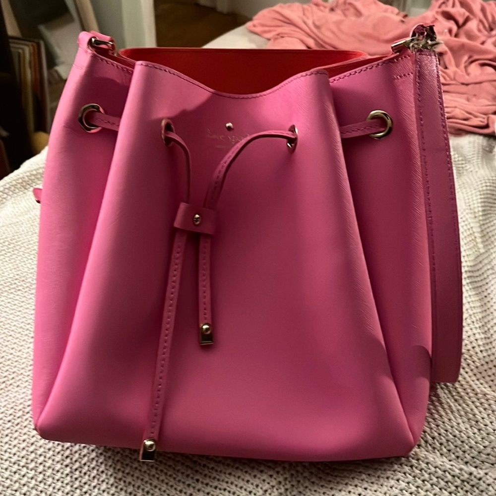 💕 pink Kate Spade Bag——